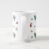 Peanuts | Kerstcadeau Giving Pattern Extra Grote Beker (Achterkant)
