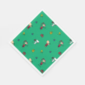 Peanuts | Kerstcadeau Giving Pattern Servet (Hoek)