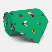 Peanuts | Kerstcadeau Giving Pattern Stropdas (Opgerold)