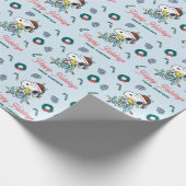 Peanuts | Kerstliefde en Lichten Cadeaupapier (Hoek)