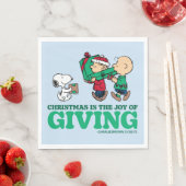 Peanuts | Kerstmis is de vreugde van het geven Servet (Insitu)