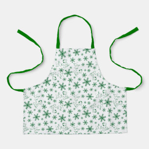 Peanuts   Kerstmis Snoopy Laat het sneeuwpatroon Schort