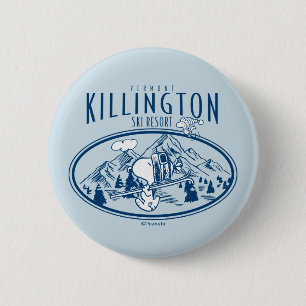 Peanuts Killington Ski Resort Vermont Ronde Button 5,7 Cm