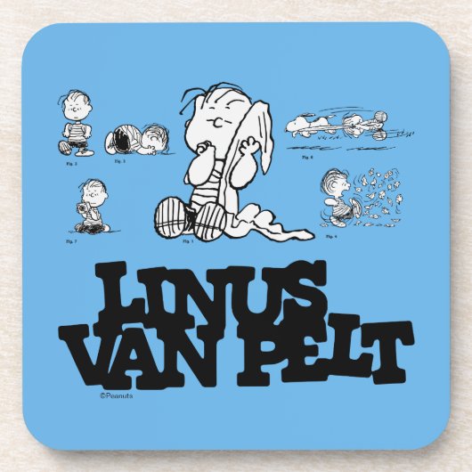Peanuts | Linus Bier Onderzetter (Voorkant)