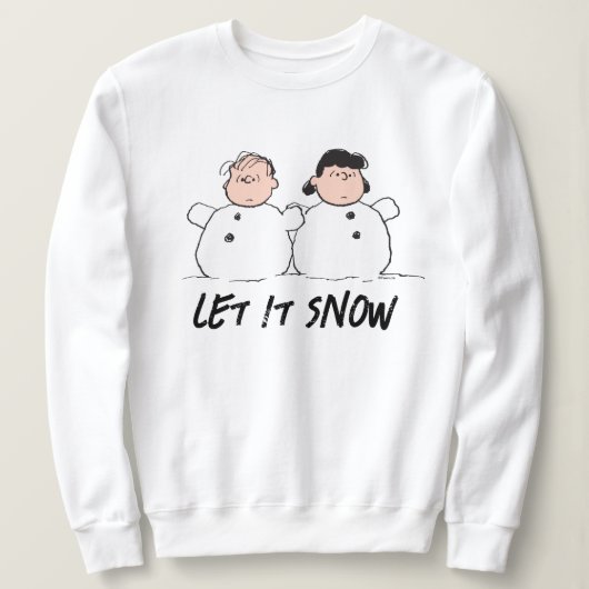 Peanuts | Linus & Lucy Snowmen Trui (Design voorkant)