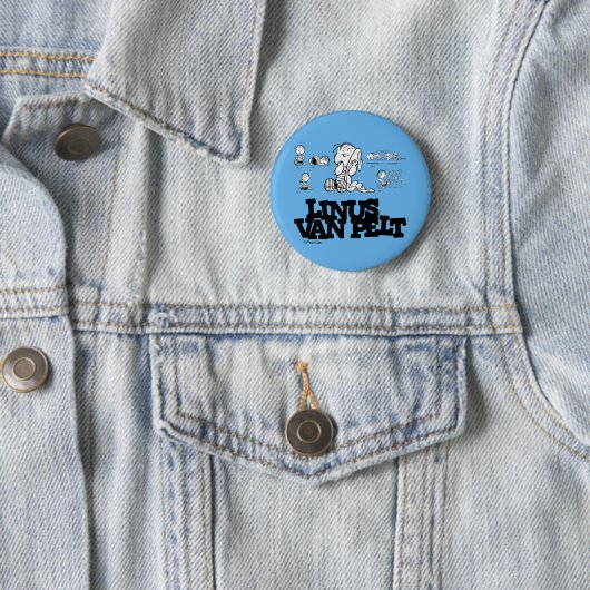 Peanuts | Linus Ronde Button 5,7 Cm (In situ)