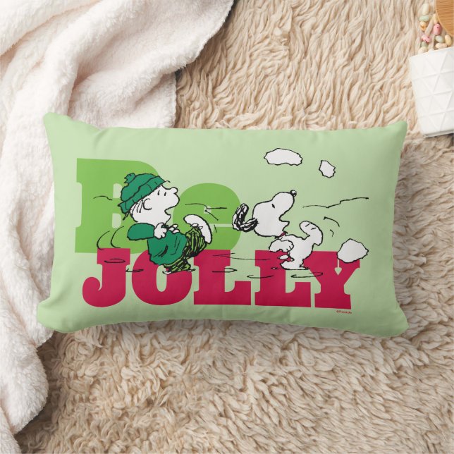 Peanuts | Linus & Snoopy Be Jolly Kussen (Deken)