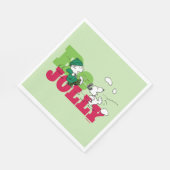 Peanuts | Linus & Snoopy Be Jolly Servet (Hoek)