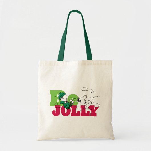 Peanuts | Linus & Snoopy Be Jolly Tote Bag (Voorkant)