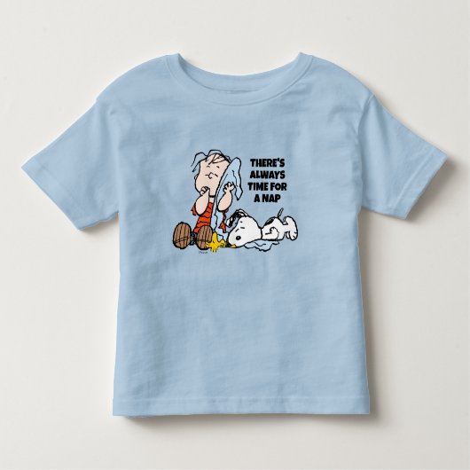 Peanuts | Linus, Snoopy & Woodstock Napping Kinder Shirts (Voorkant)
