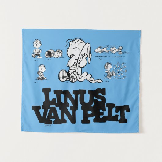 Peanuts | Linus Wandkleed (Voorkant (horizontaal))