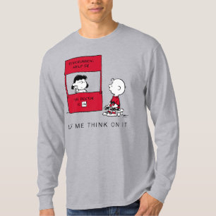 Peanuts   Lucy geeft Charlie Brown advies T-shirt