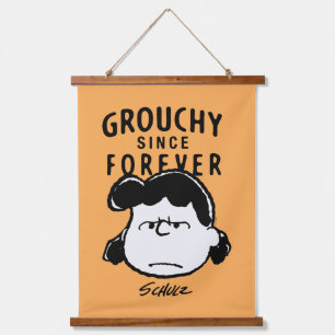 Peanuts Lucy Sinds eeuwig Hangend Wandkleed
