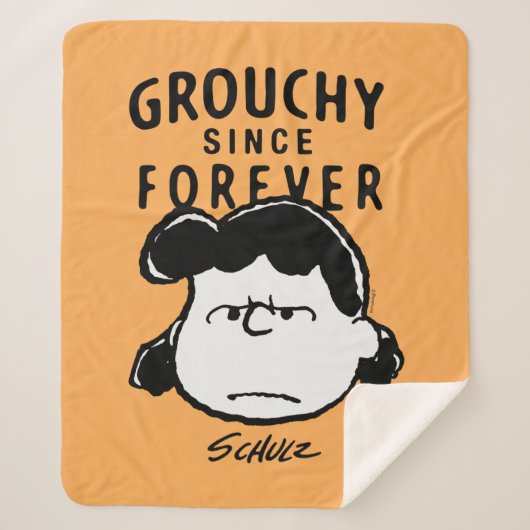 Peanuts | Lucy Sinds eeuwig Sherpa Deken (Voorkant)