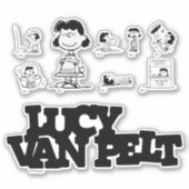 Peanuts | Lucy Sticker (Voorkant)