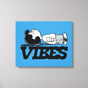 Peanuts Lucy Vibes Canvas Afdruk