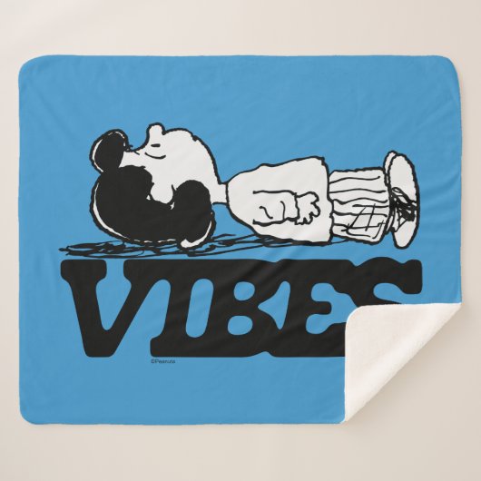 Peanuts | Lucy Vibes Sherpa Deken (Voorkant (horizontaal))