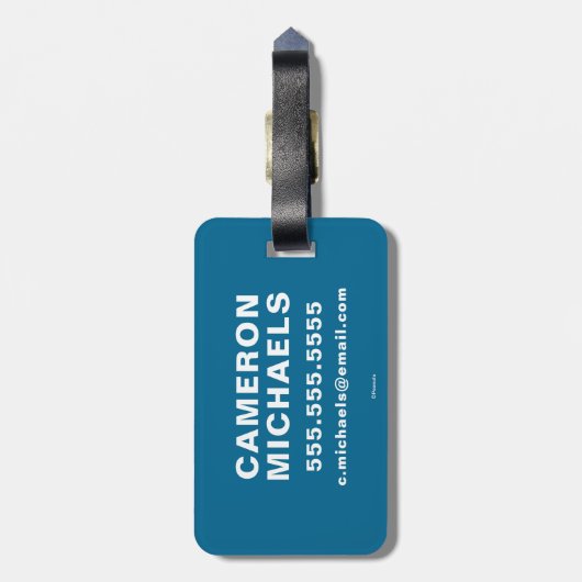 Peanuts | Lucy Wie zegt dat ik Crabby ben? Bagagelabel (Achterkant verticaal)