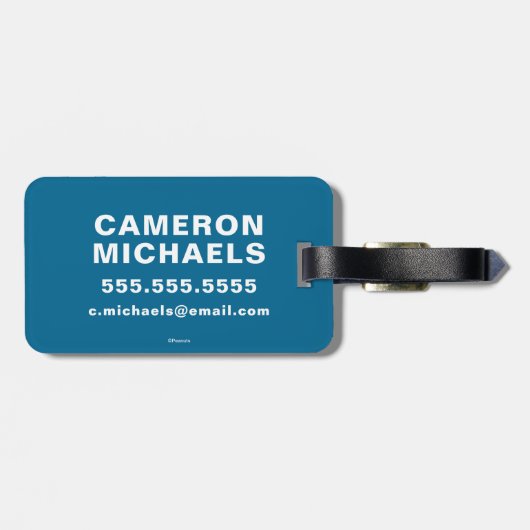 Peanuts | Lucy Wie zegt dat ik Crabby ben? Bagagelabel (Achterkant horizontaal)