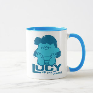 Peanuts Lucy Wie zegt dat ik Crabby ben? Mok