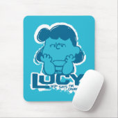 Peanuts | Lucy Wie zegt dat ik Crabby ben? Muismat (Met muis)