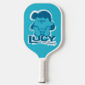 Peanuts | Lucy Wie zegt dat ik Crabby ben? Pickleball Paddle (Achterkant)