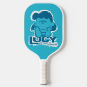 Peanuts | Lucy Wie zegt dat ik Crabby ben? Pickleball Paddle (Voorkant)