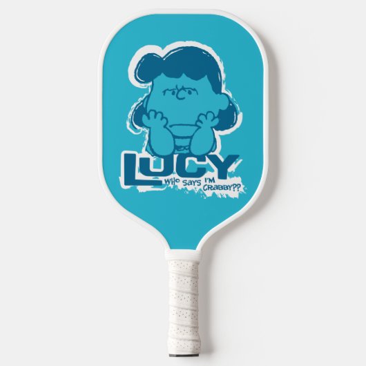 Peanuts | Lucy Wie zegt dat ik Crabby ben? Pickleball Paddle (Voorkant)