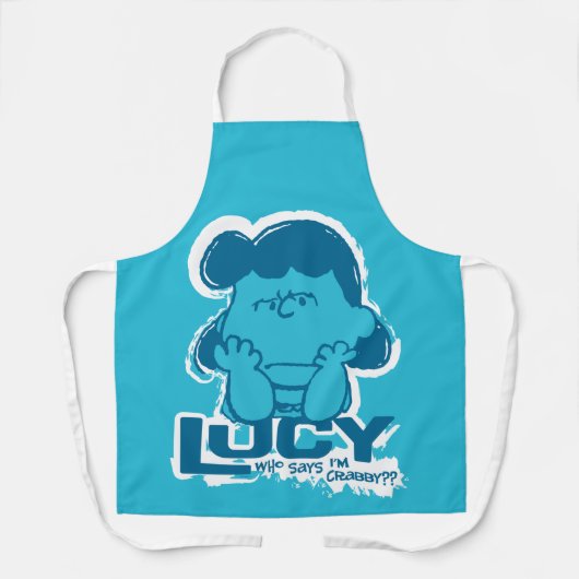 Peanuts | Lucy Wie zegt dat ik Crabby ben? Schort (Voorkant)