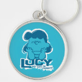 Peanuts | Lucy Wie zegt dat ik Crabby ben? Sleutelhanger (Voorkant)