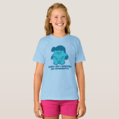 Peanuts | Lucy Wie zegt dat ik Crabby ben? T-shirt (Voorkant volledig)