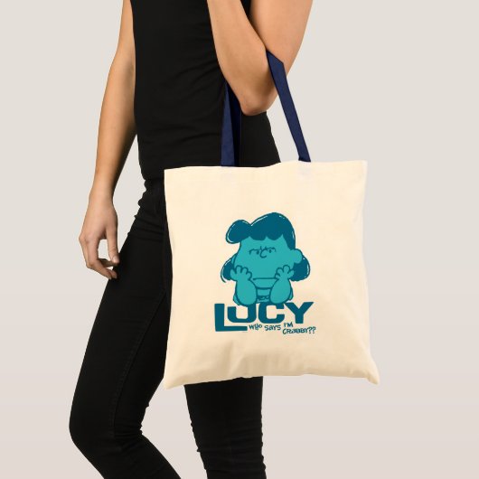 Peanuts | Lucy Wie zegt dat ik Crabby ben? Tote Bag (Voorkant (product))