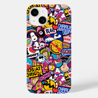 Peanuts | Mixtape-patchpatroon Case-Mate iPhone 14 Hoesje