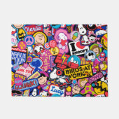 Peanuts | Mixtape-patchpatroon Deurmat (Voorkant)