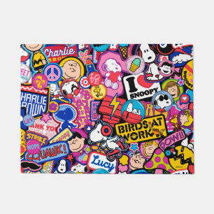 Peanuts   Mixtape-patchpatroon Deurmat