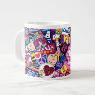 Peanuts   Mixtape-patchpatroon Extra Grote Beker