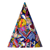 Peanuts | Mixtape-patchpatroon Feesthoedjes (Achterkant)