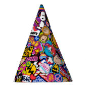 Peanuts | Mixtape-patchpatroon Feesthoedjes (Rechts)