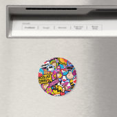 Peanuts | Mixtape-patchpatroon Magneet (Insitu (Vaatwasser))