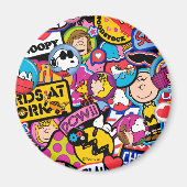Peanuts | Mixtape-patchpatroon Magneet (Voorkant)
