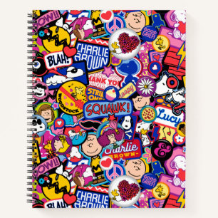 Peanuts   Mixtape-patchpatroon Notitieboek