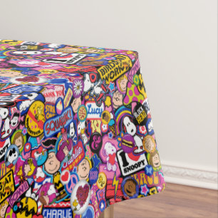 Peanuts   Mixtape-patchpatroon Tafelkleed