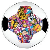 Peanuts | Mixtape-patchpatroon Voetbal (Gedraaid)