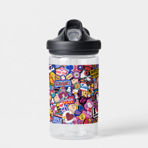 Peanuts Mixtape-patchpatroon Waterfles