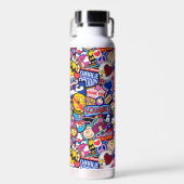 Peanuts | Mixtape-patchpatroon Waterfles (Voorkant)