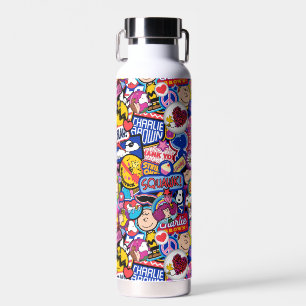 Peanuts Mixtape-patchpatroon Waterfles