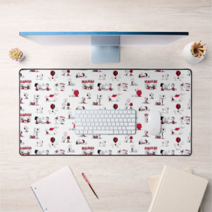 PEANUTS   Motif rouge et noir