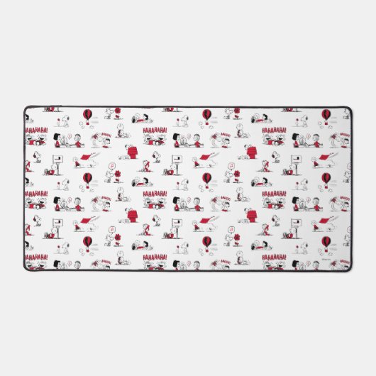 PEANUTS | Motif rouge et noir (Recto)