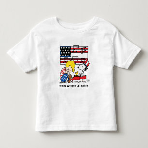 Peanuts Patriottische Schroeder, Woodstock & Sno Kinder Shirts