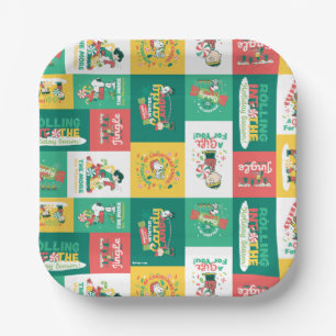 Peanuts Pepermint Dreams vakantiepatroon Papieren Bordje